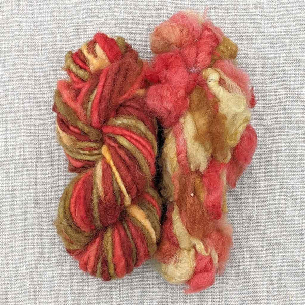 weaving yarns fall color